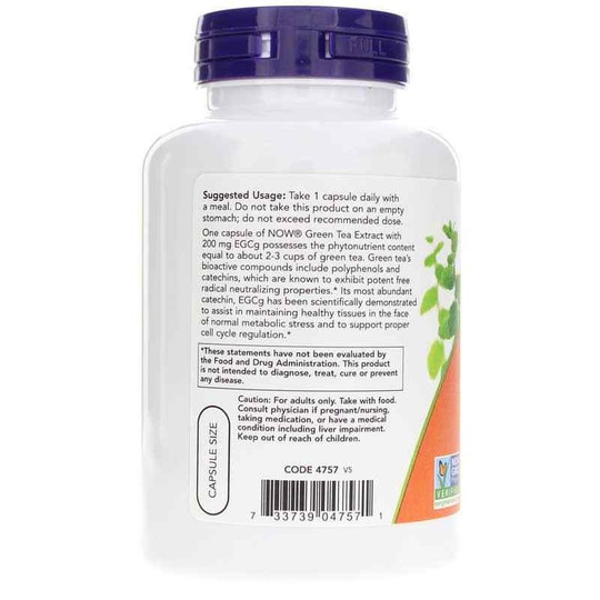 EGCg Green Tea Extract 400 Mg, NOW
